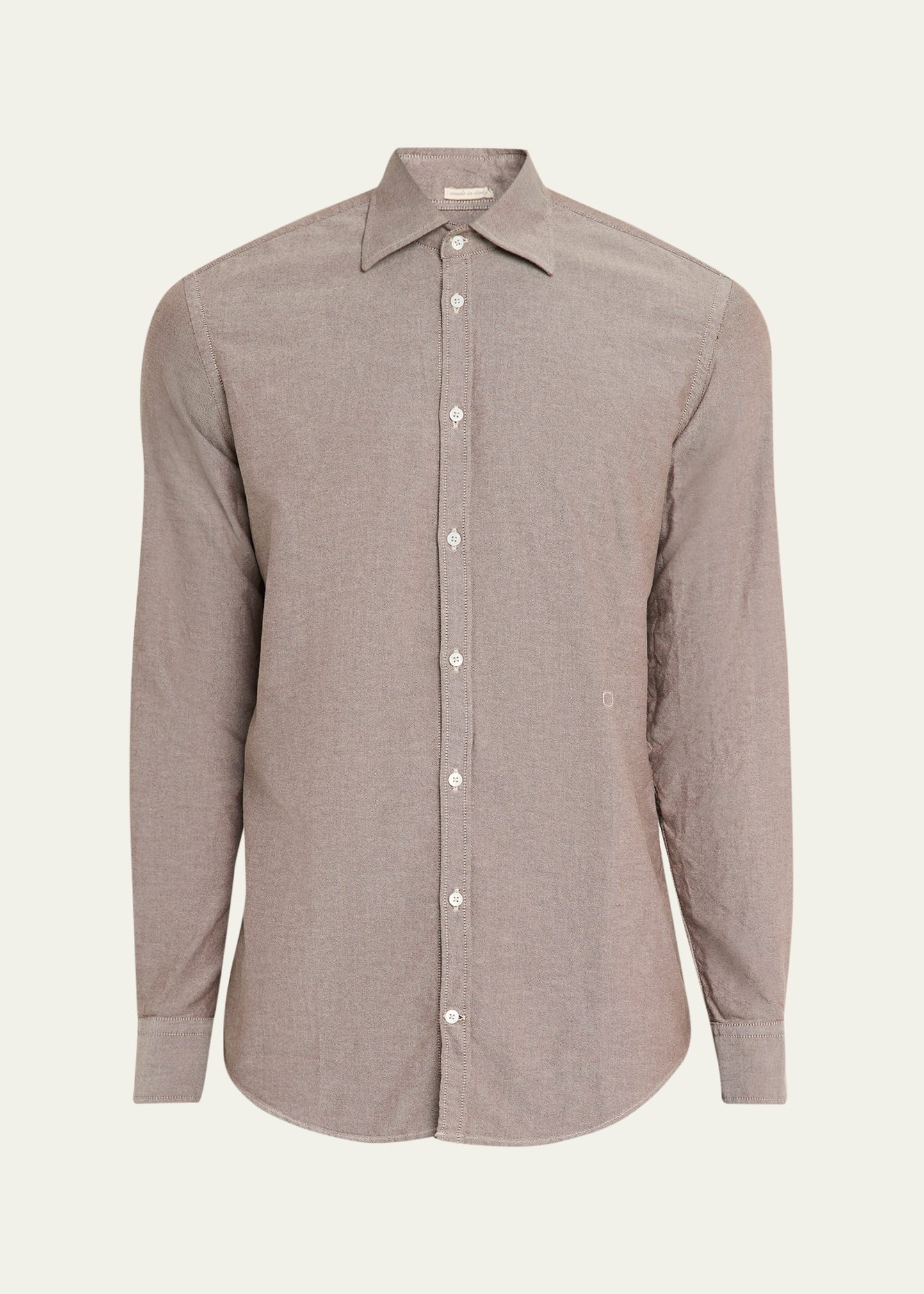 Men's Genova Cotton Oxford Button-Down Shirt - 1