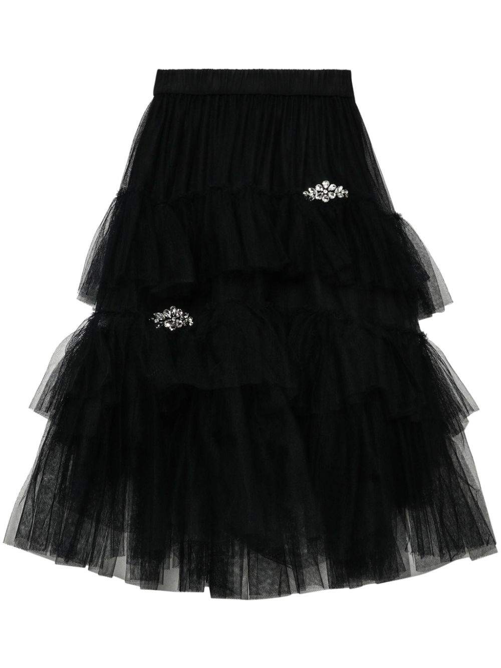 tulle tiered skirt - 1