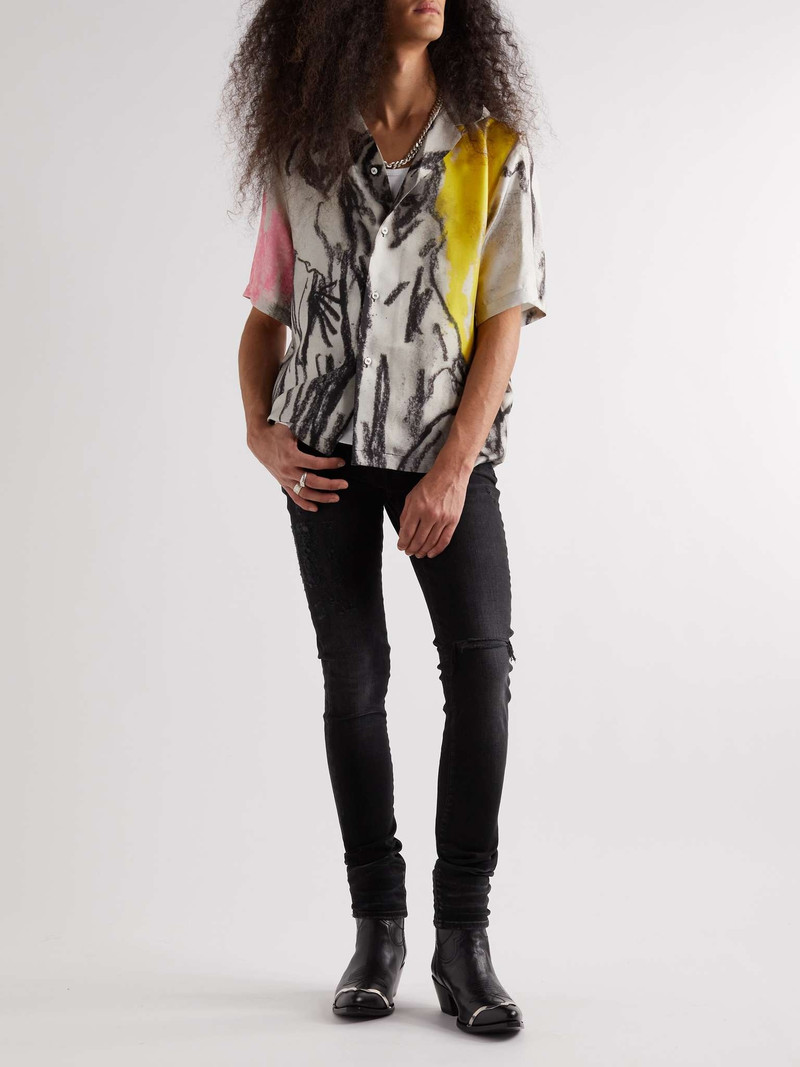 AMIRI Skinny-Fit Distressed Jeans outlook