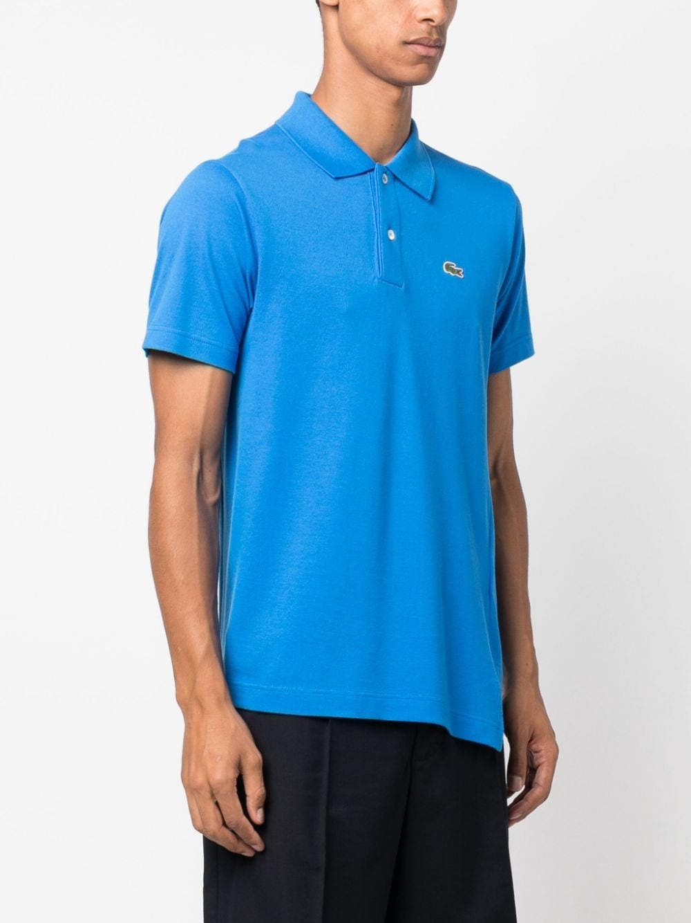 x Lacoste asymmetric cotton polo shirt - 3