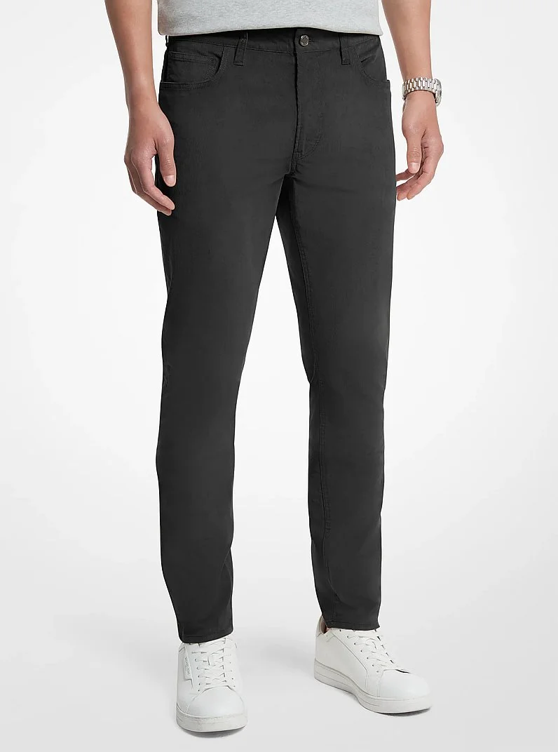 Parker Stretch Cotton Blend Pants - 1
