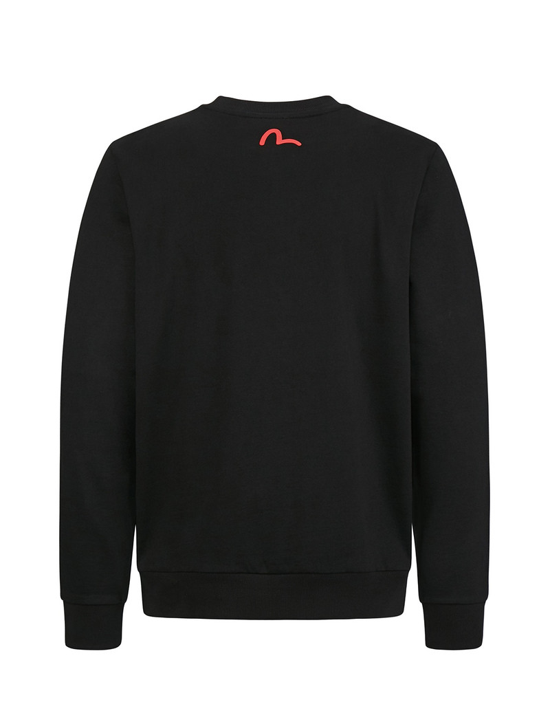 EVISU KAMON AND SEAGULL PRINTED SWEATSHIRT outlook
