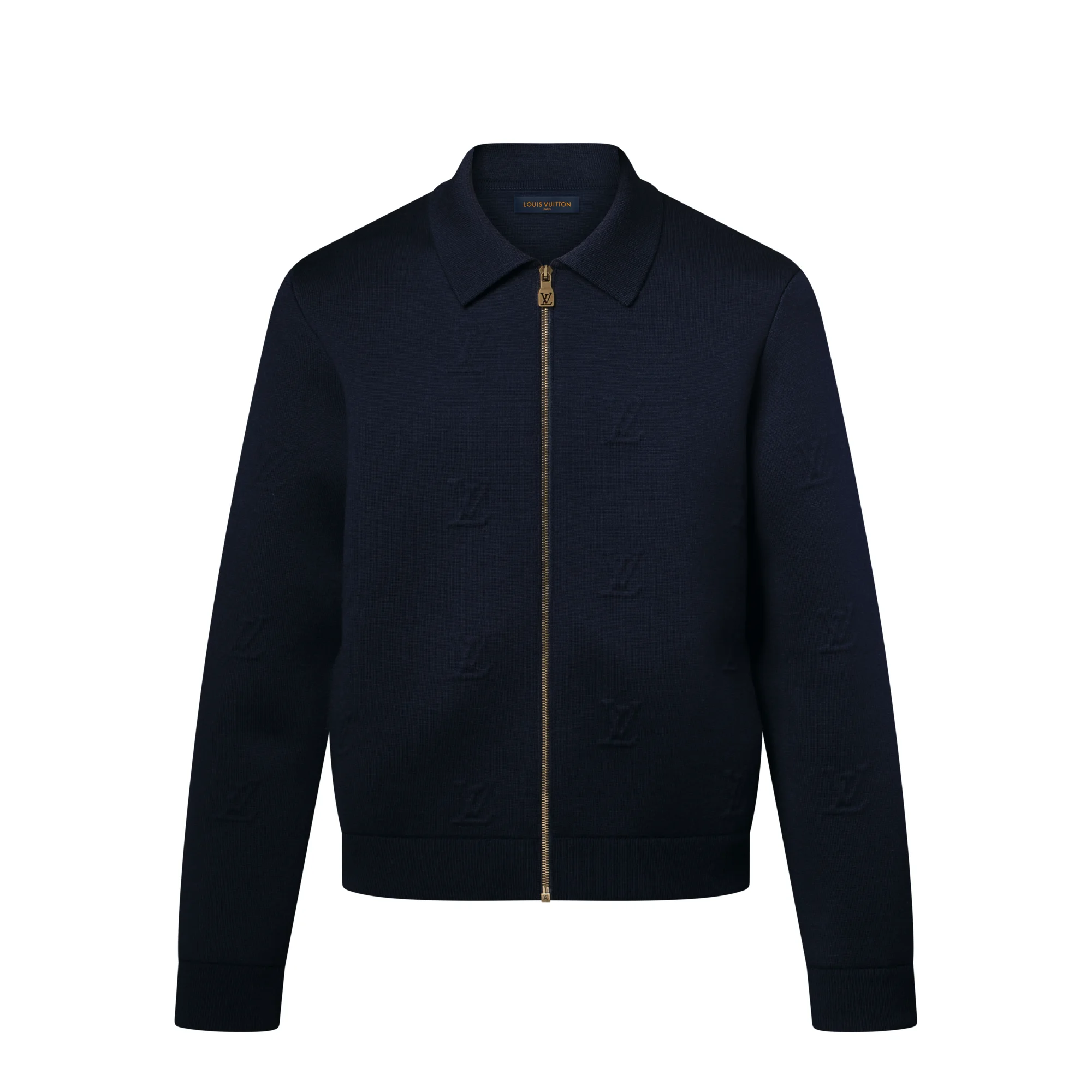 LV Blason Embossed Zipped Blouson - 1