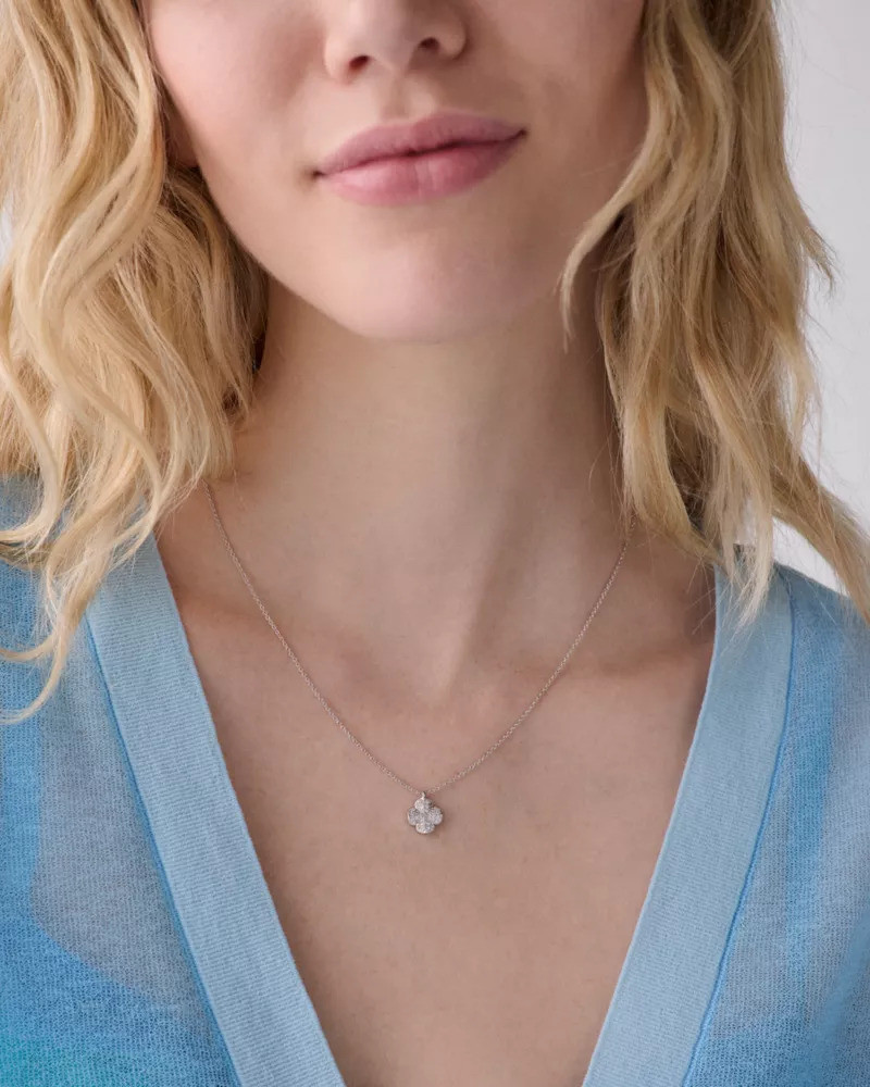 kate spade Spade Flower Pave Mini Pendant outlook