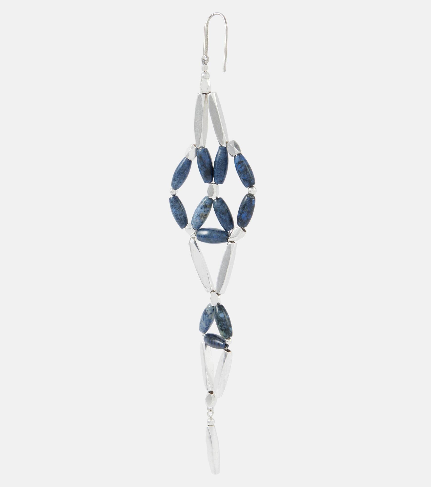Beaded drop earrings - 2