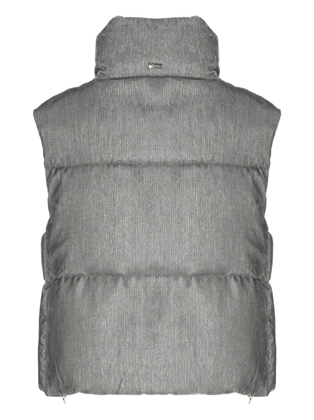 quilted turtleneck gilet - 2