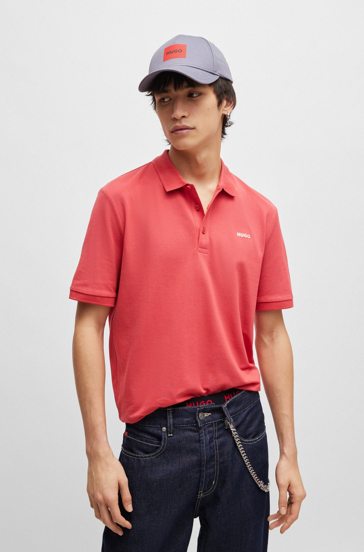 COTTON-TWILL WOVEN CAP WITH LOGO PRINT - 5