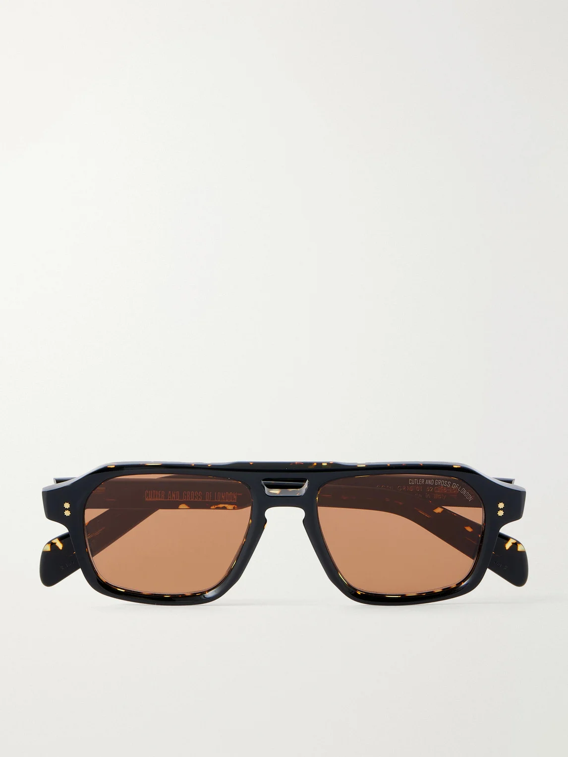 GR15 Aviator-Style Tortoiseshell Acetate Sunglasses - 1