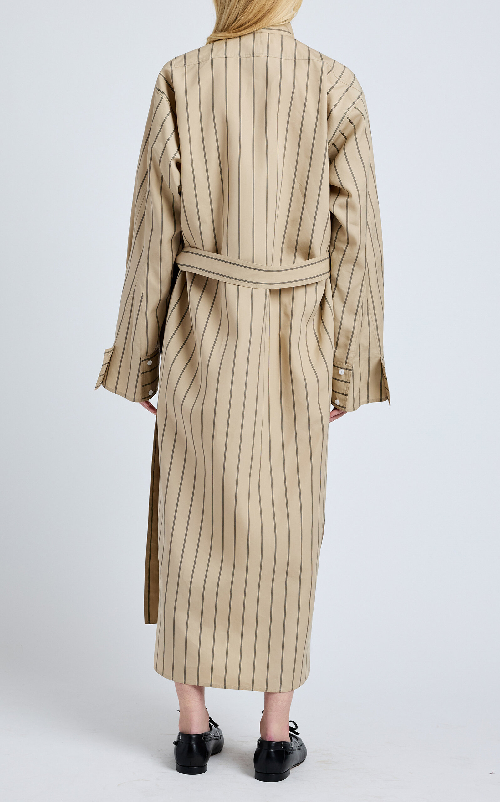 Phillipa Cotton Poplin Dress tan - 5