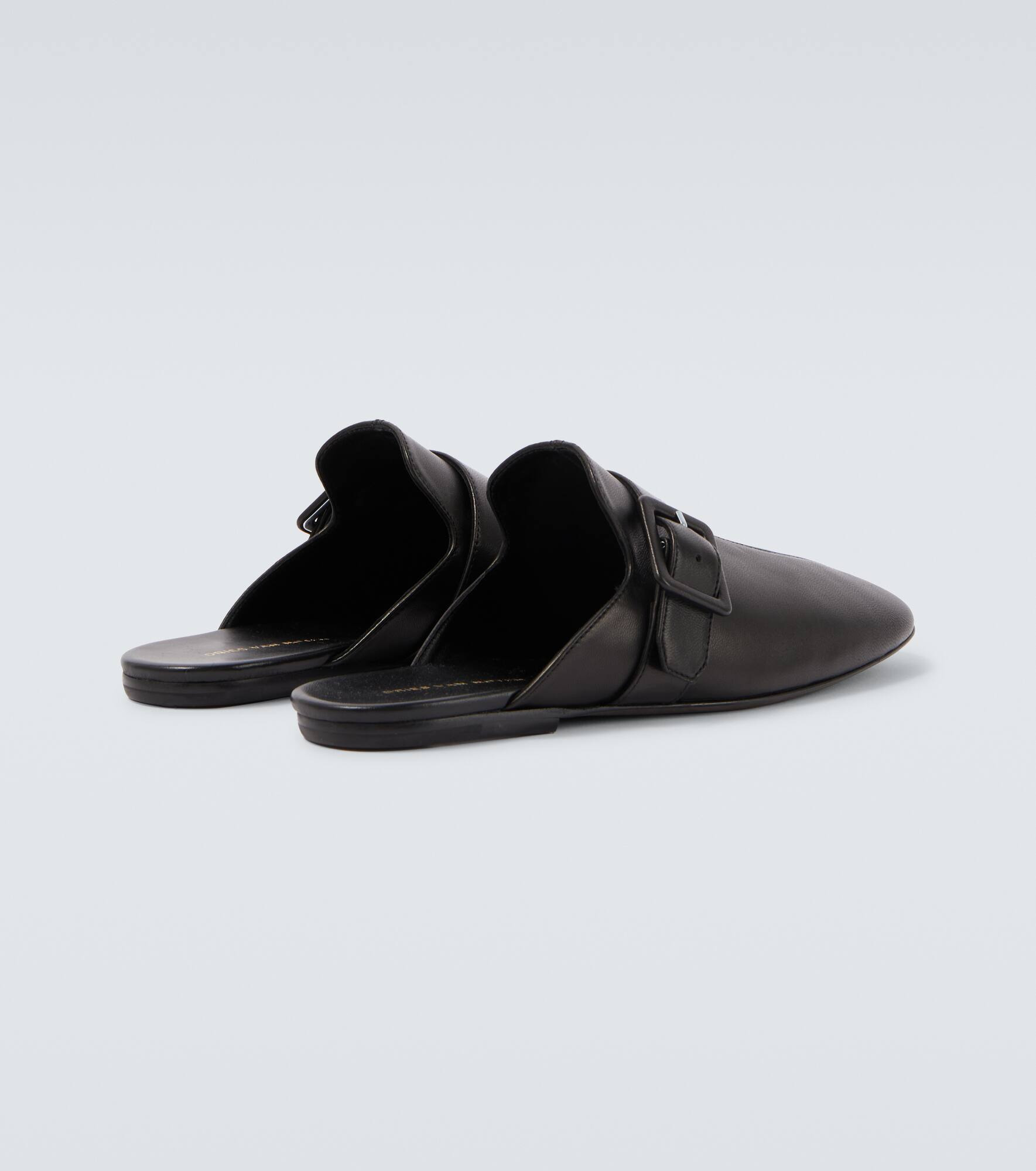 Leather mules - 6