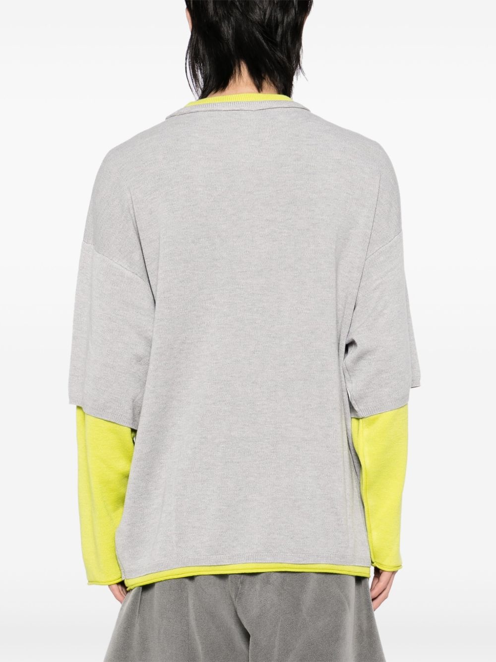 double layer sweater - 4