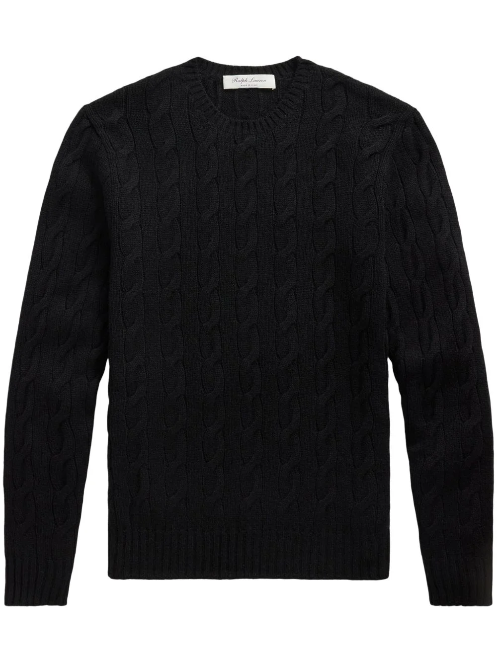 cable-knit cashmere jumper - 1