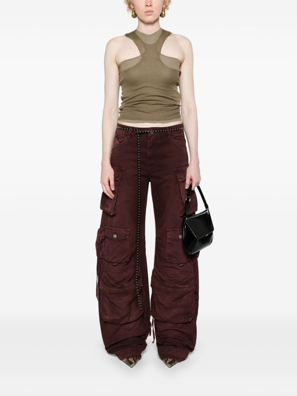 Fern mid-rise cargo jeans - 3