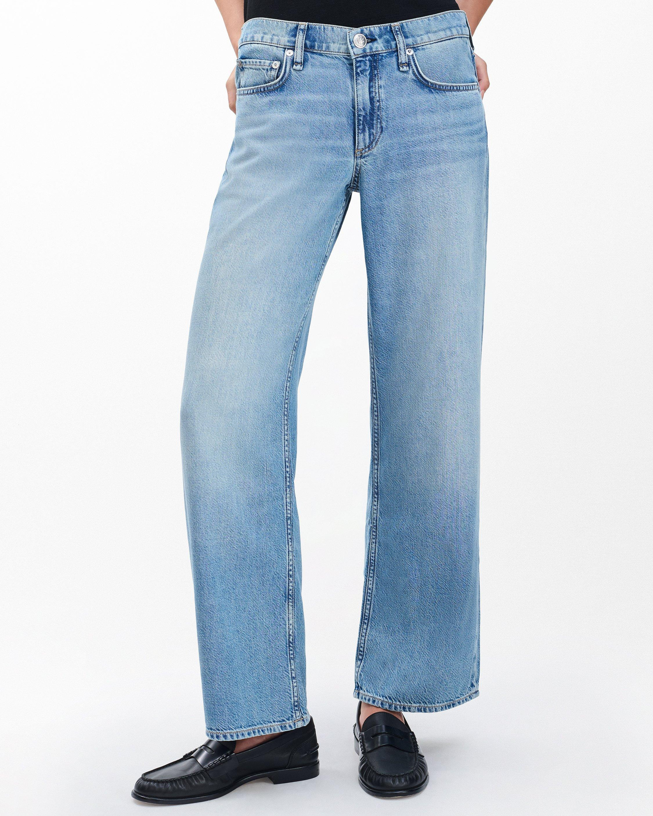 Saige Ankle Relaxed Straight Jeans
Featherweight in Ludlow - 4