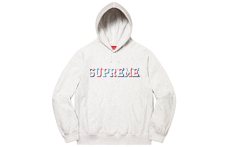 Supreme Drop Shadow Hooded Sweatshirt 'White' SUP-FW20-200 - 1