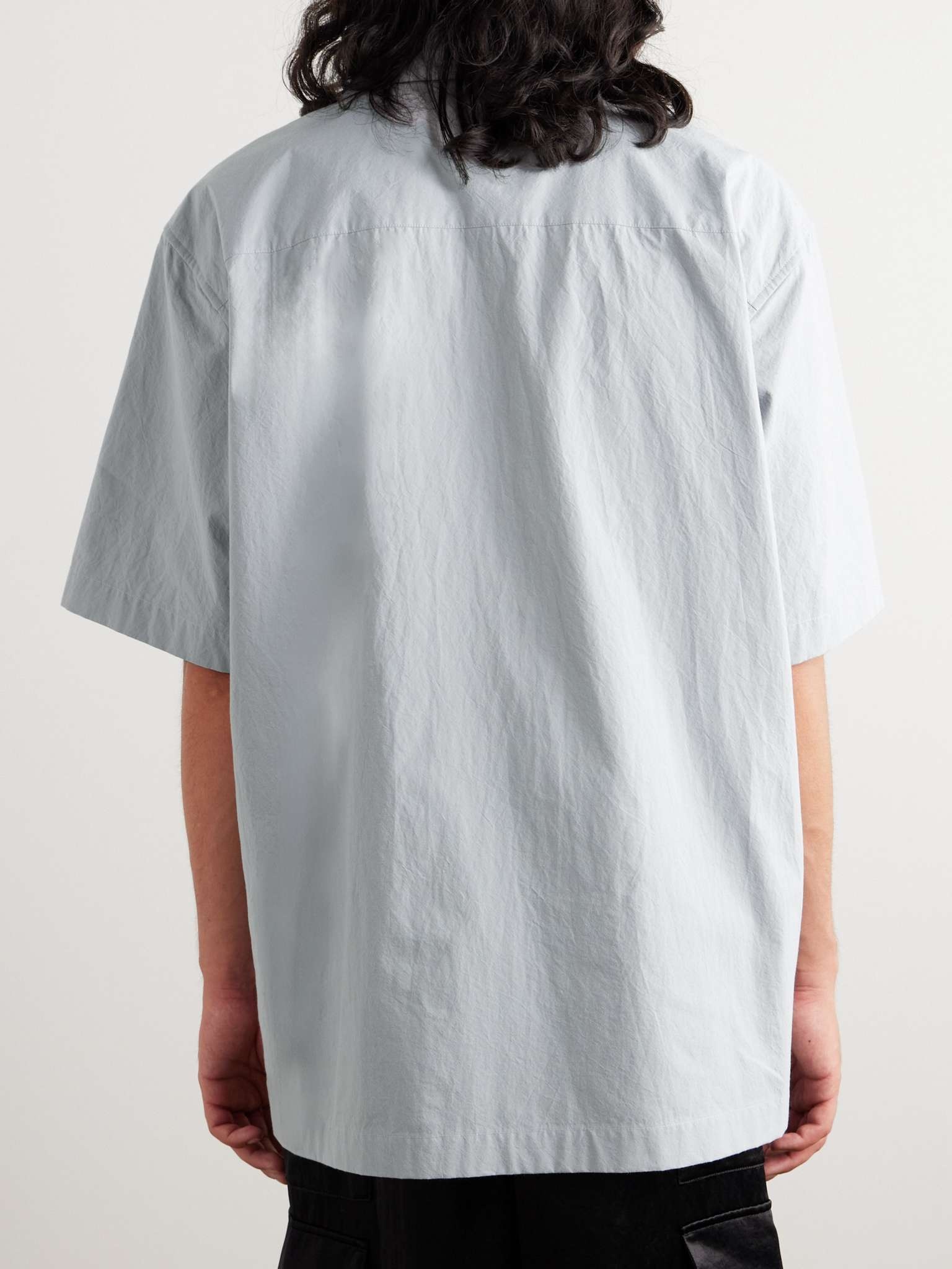 Embroidered Cotton-Poplin Shirt - 3