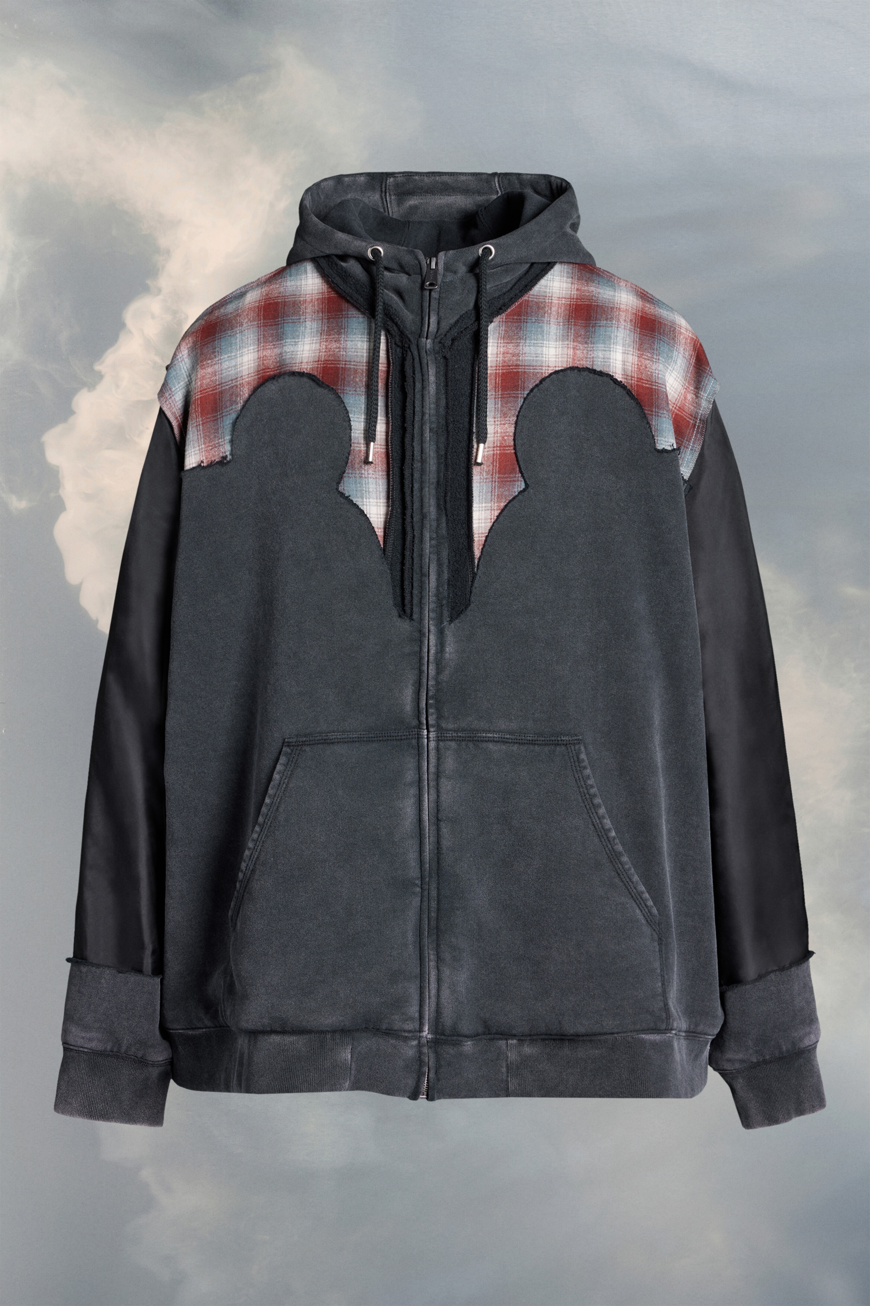 Pendleton yoke hoodie - 2
