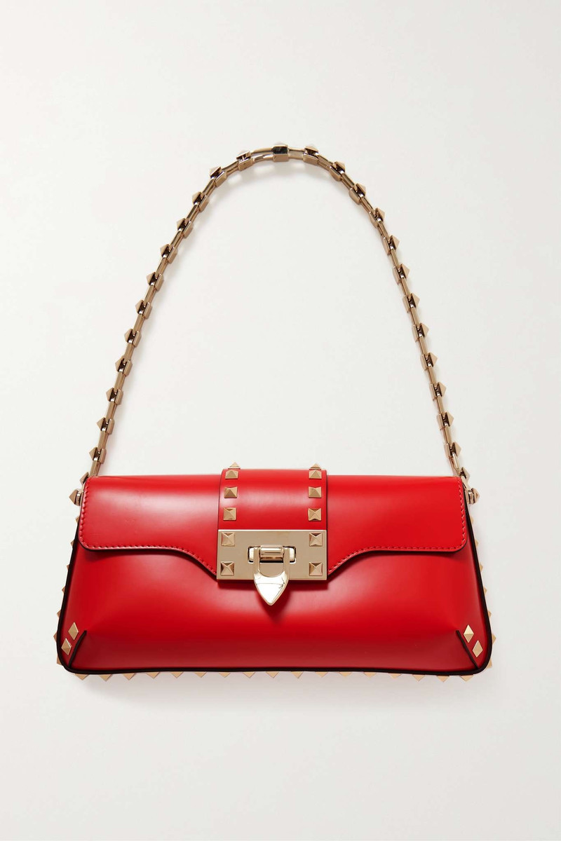 Rockstud leather shoulder bag 1
