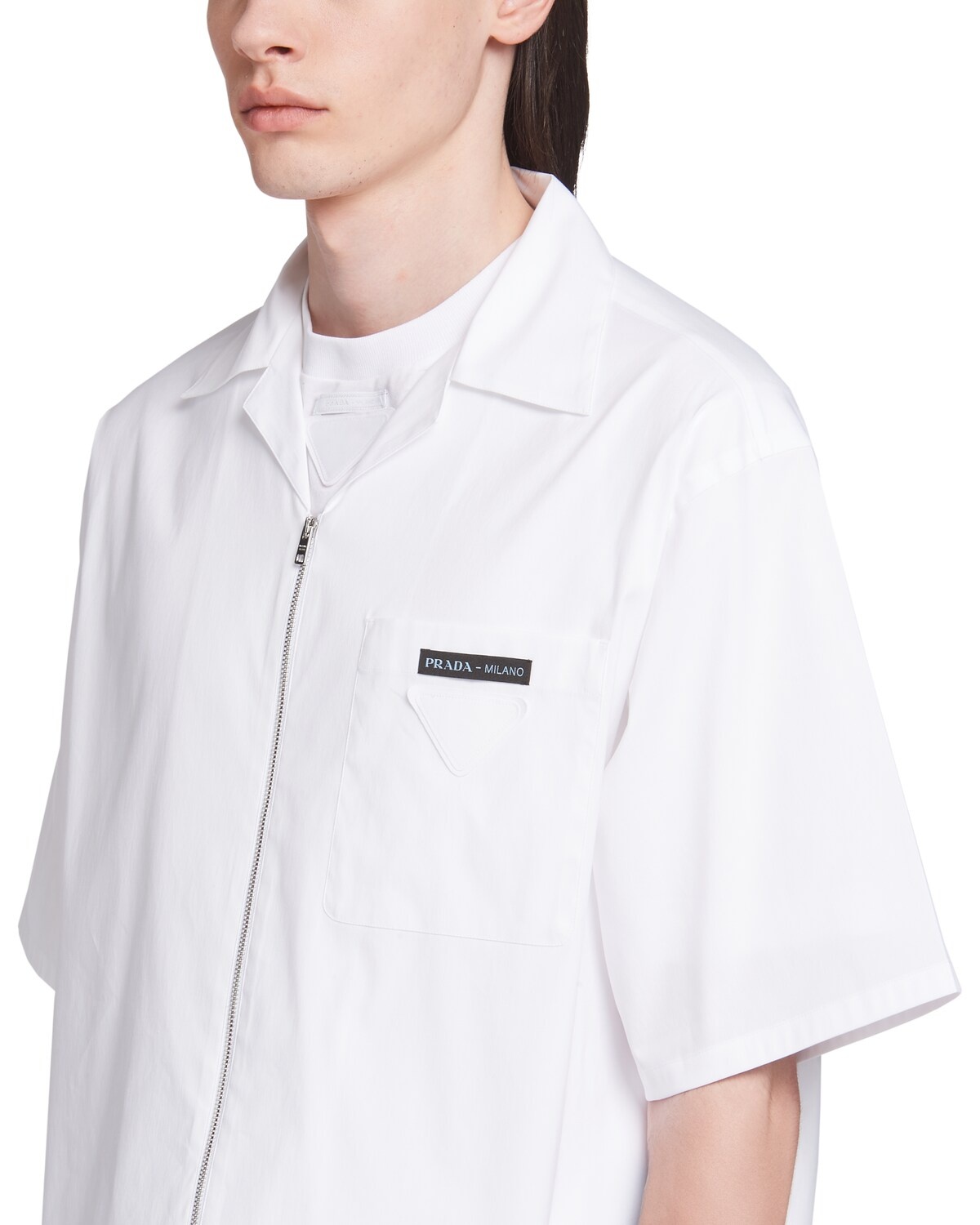 Stretch cotton bowling shirt - 5