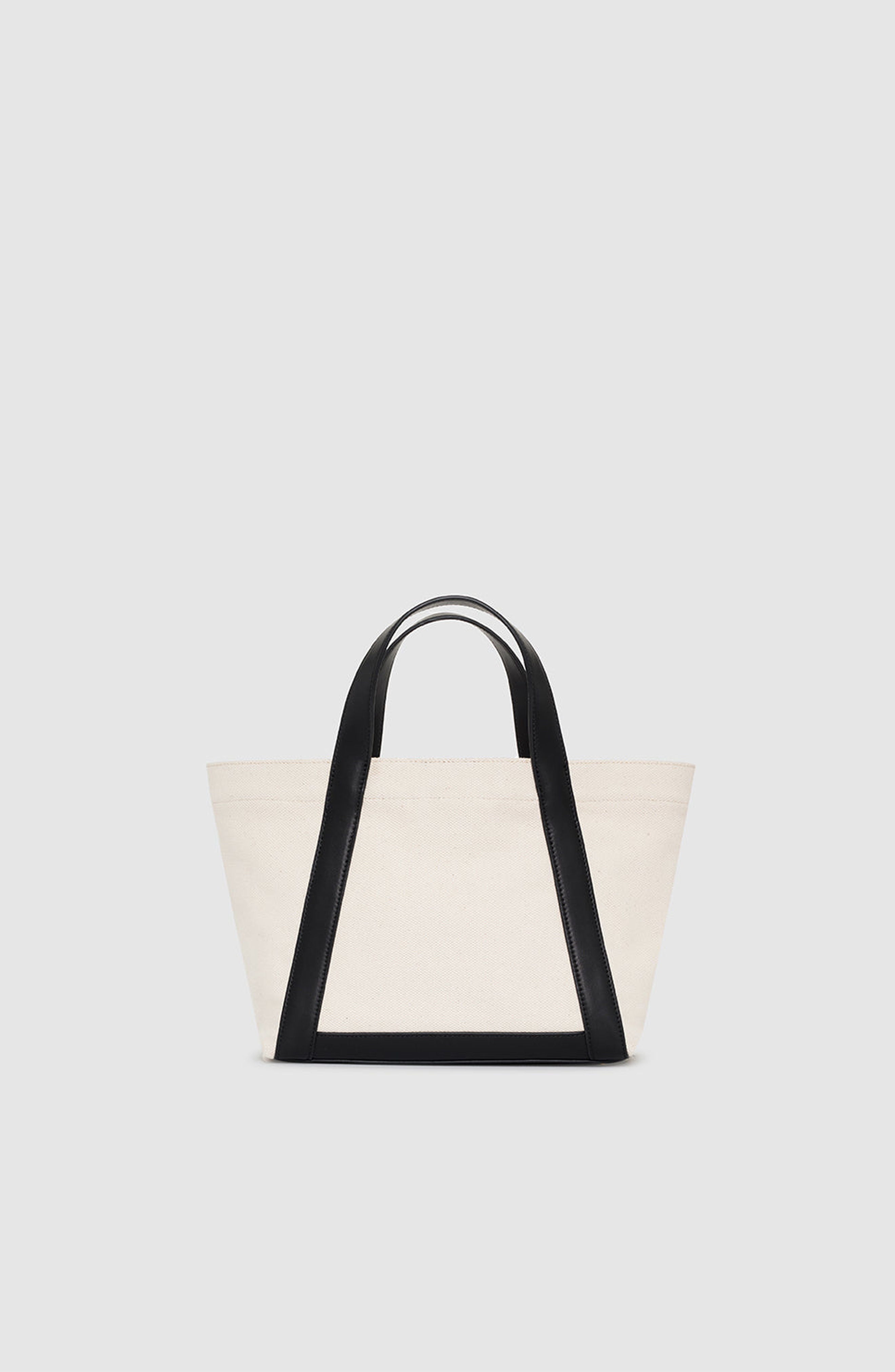 ANINE BING Cara Tote in Natural Canvas /Black at Nordstrom - 2