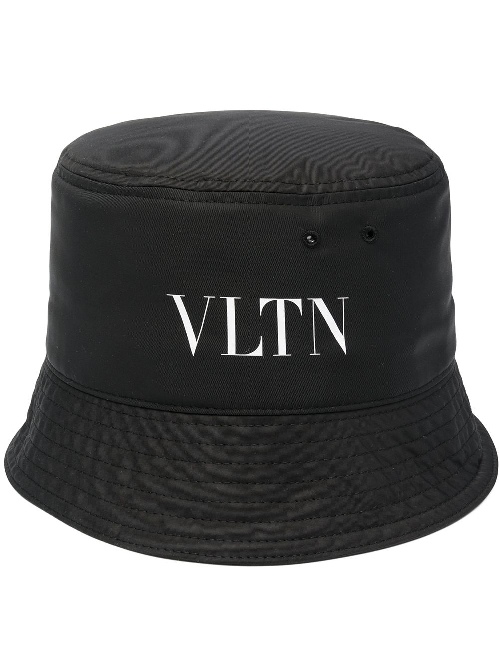 logo print bucket hat - 1