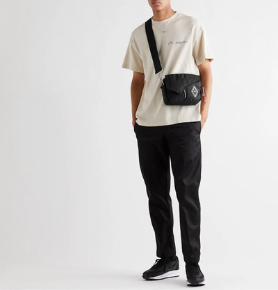 A-COLD-WALL* Logo-Appliquéd Leather-Trimmed Shell Messenger Bag outlook