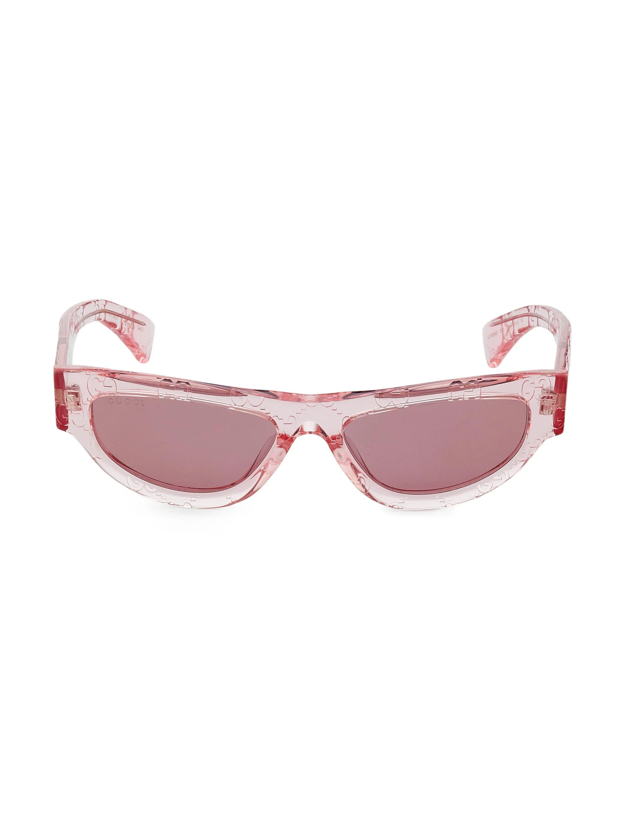 Women's Miami Logo 53MM Cat-Eye Sunglasses - Pink - 1