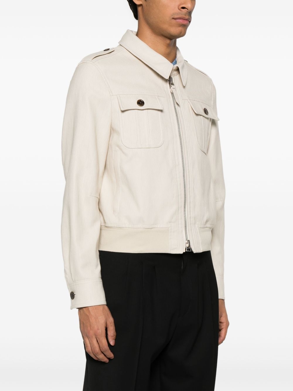 corduroy bomber jacket - 3