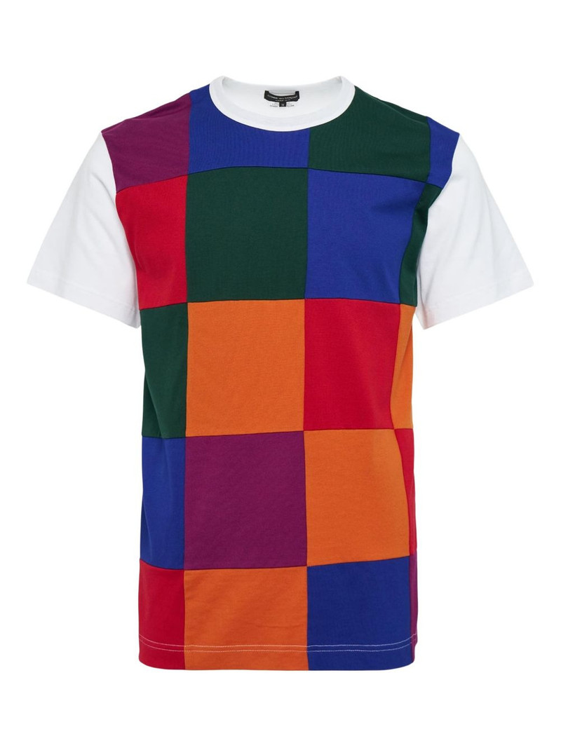 crew-neck colour-block T-shirt 1