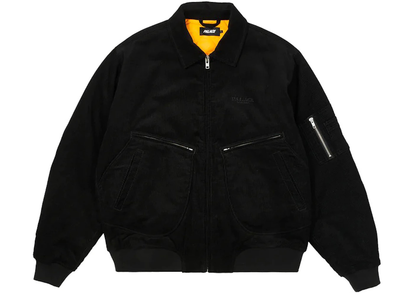 Palace Cord MA-1 Jacket Black - 1