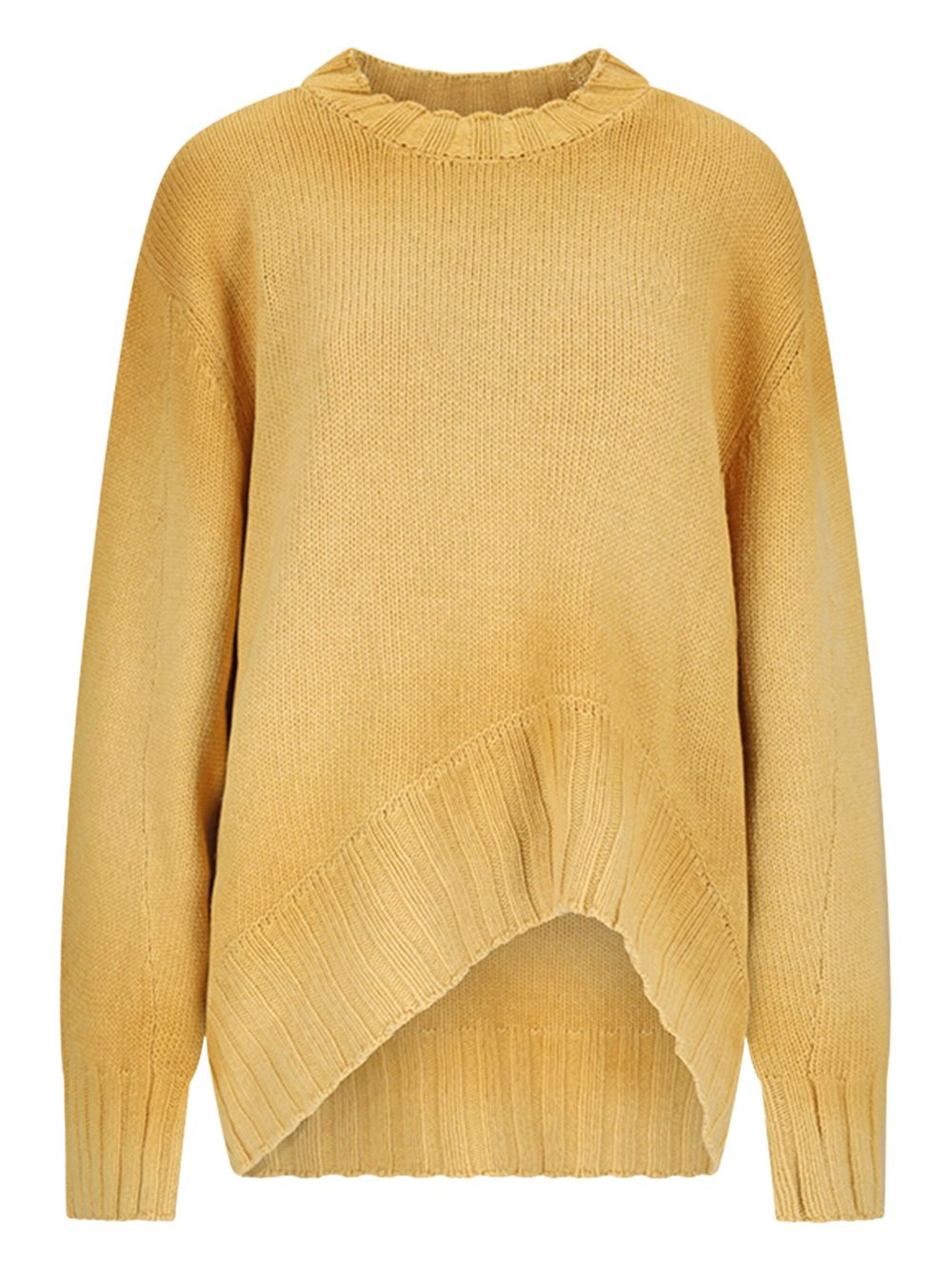 dipped hem sweater - 1