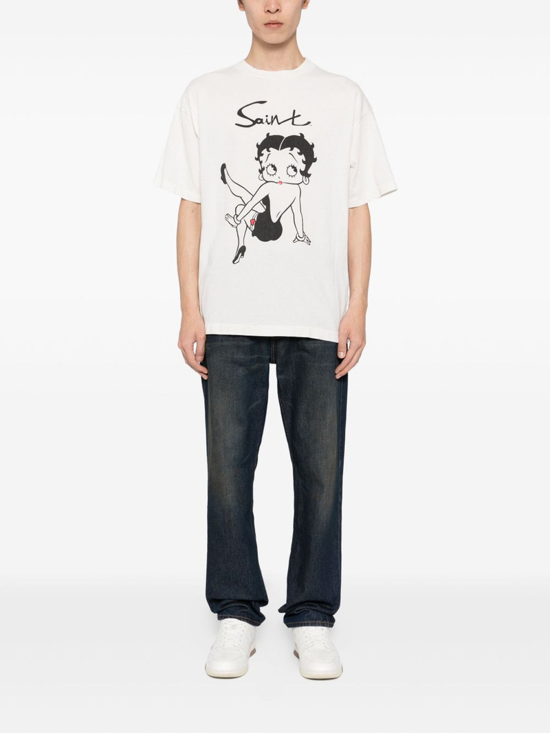 SAINT M×××××× graphic-print T-shirt outlook