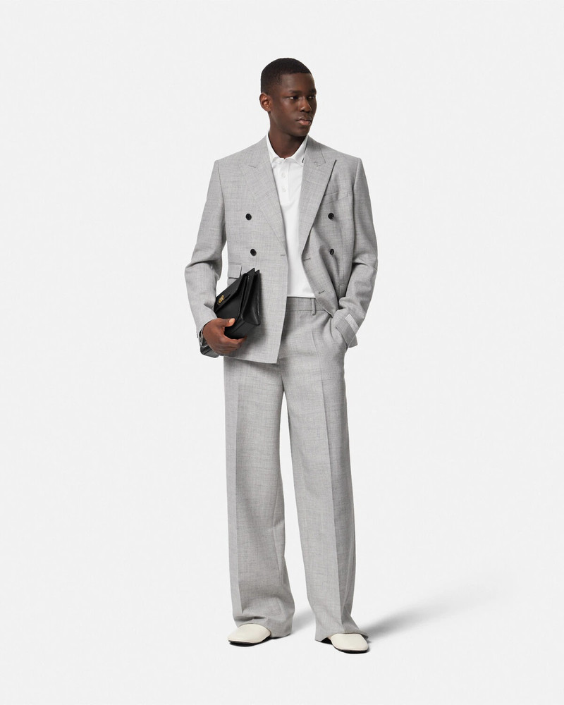 VERSACE 90s Vintage Logo Polo Shirt outlook