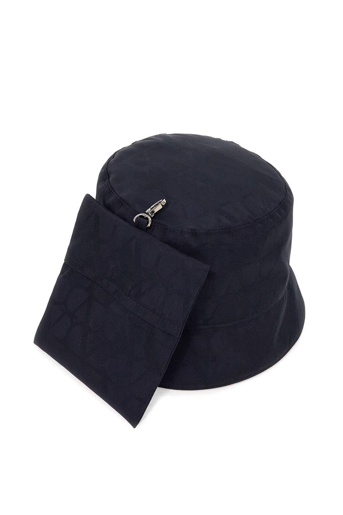 Valentino REVERSIBLE BUCKET HAT WITH POUCH POCKET | REVERSIBLE