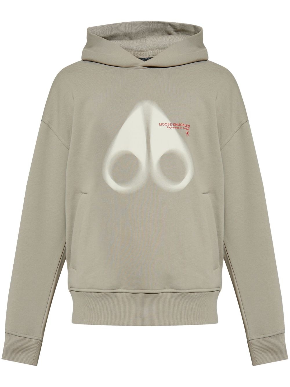 logo-print hoodie - 1
