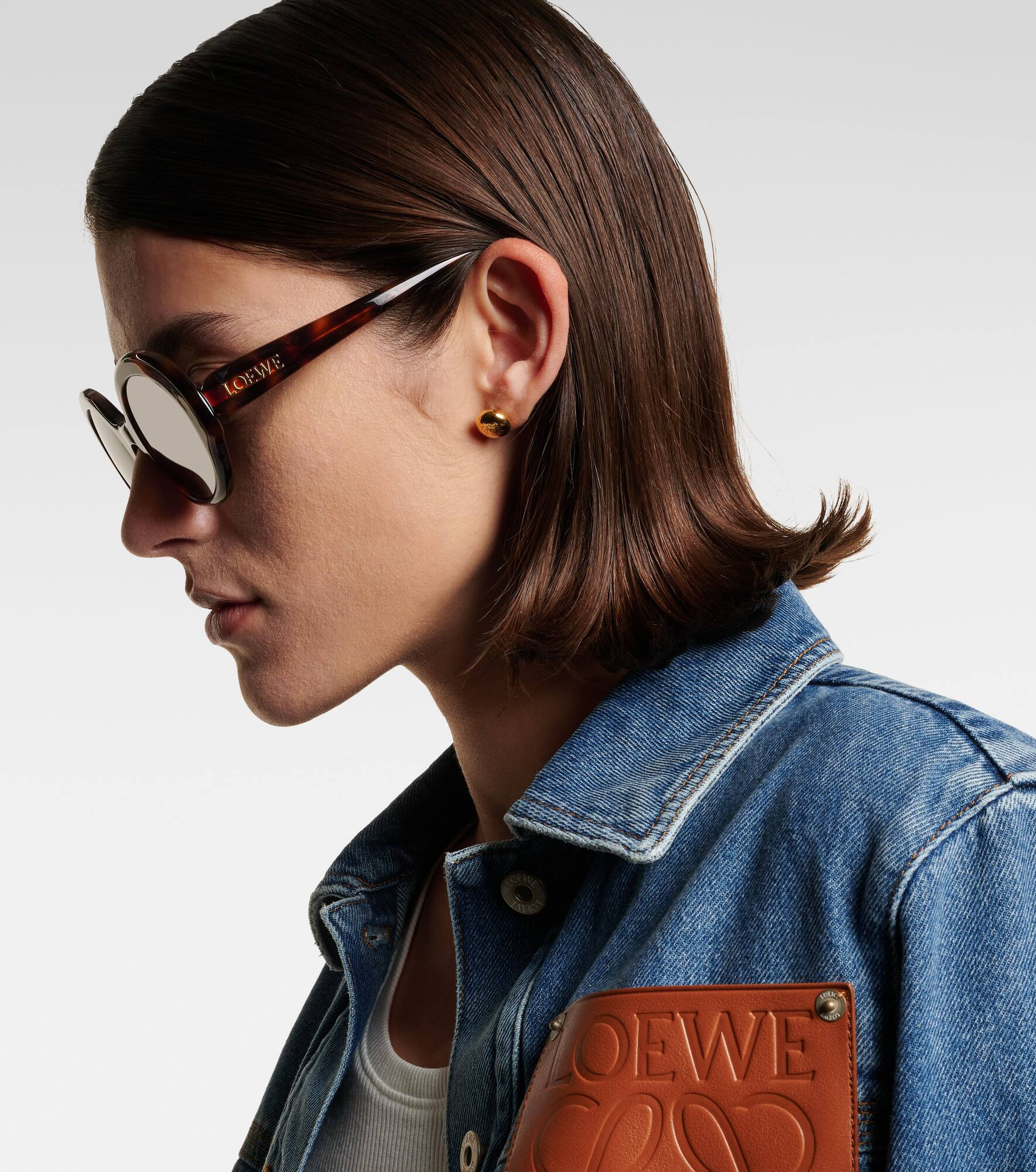 Thin round sunglasses - 6