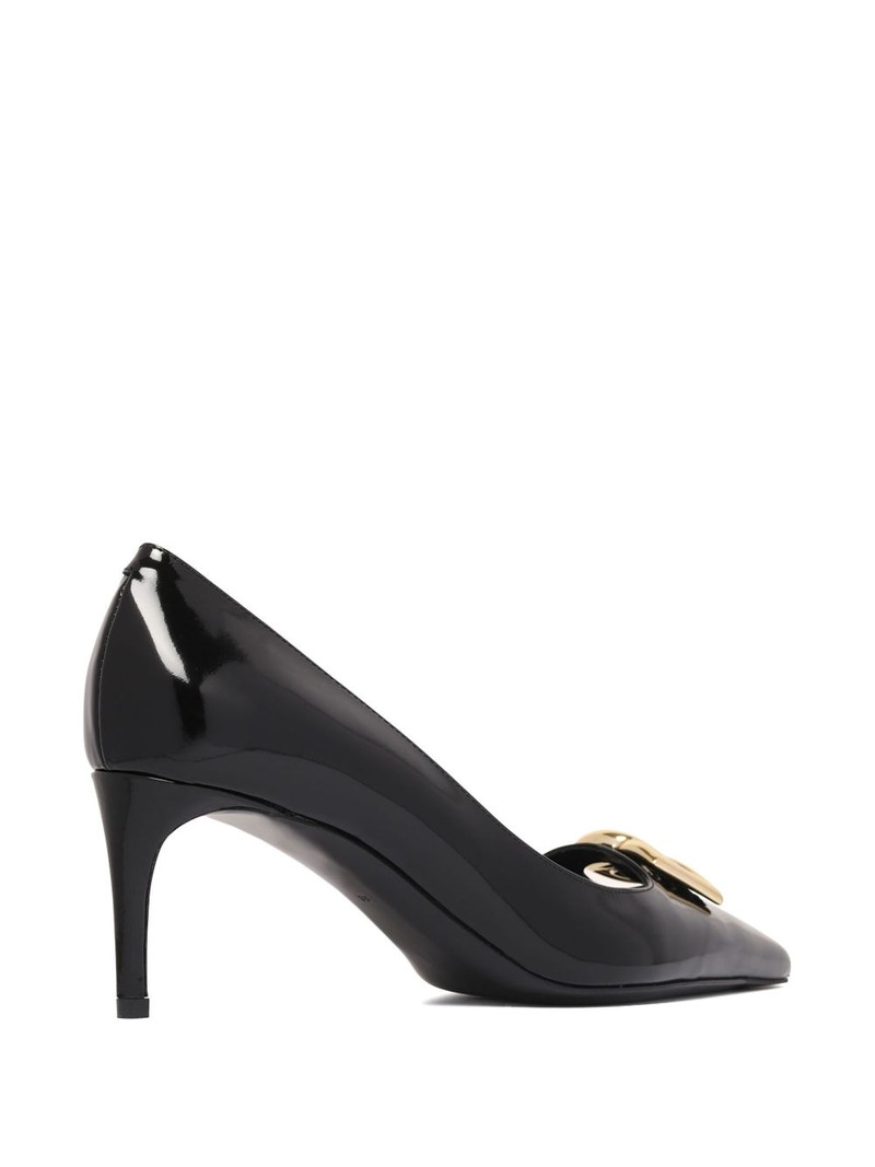 90mm logo-plaque pumps 3