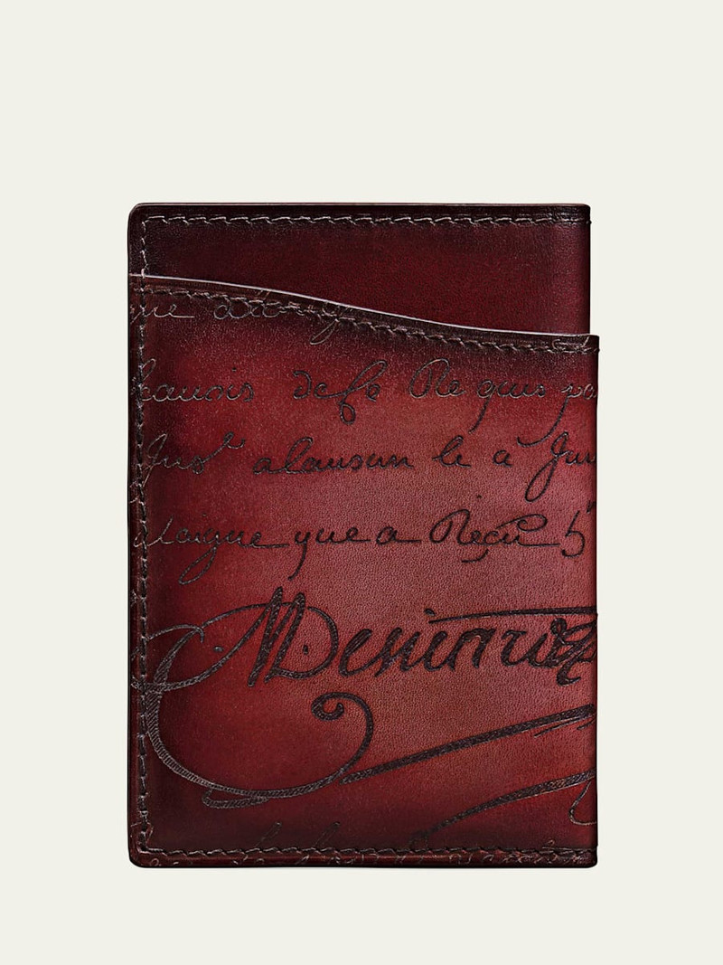 Berluti Men's Jagua Gradient Scritto Bifold Card Holder outlook