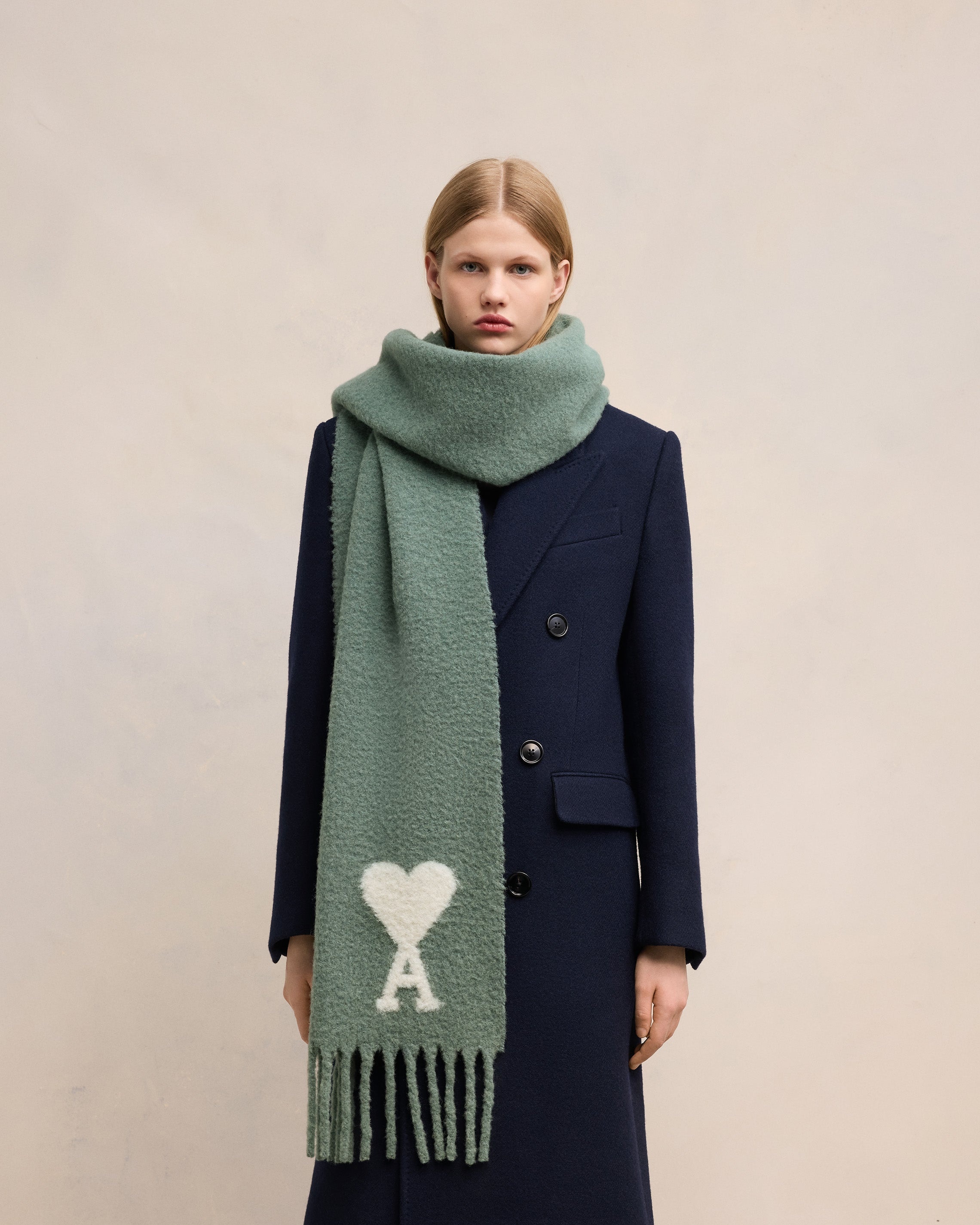 OVERSIZED AMI DE COEUR SCARF - 2