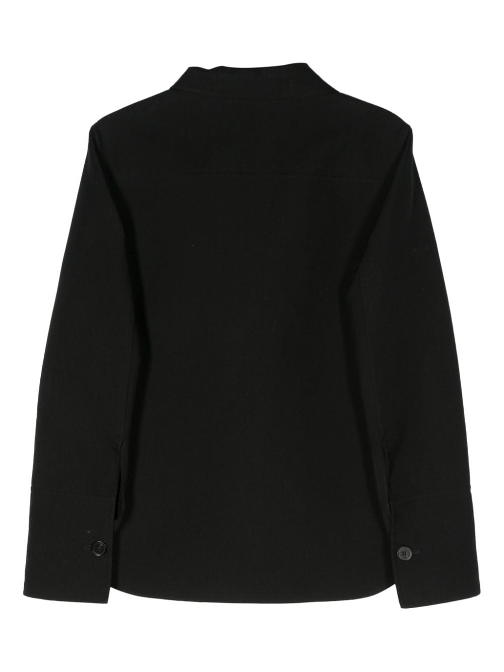 classic-collar cotton shirt - 2