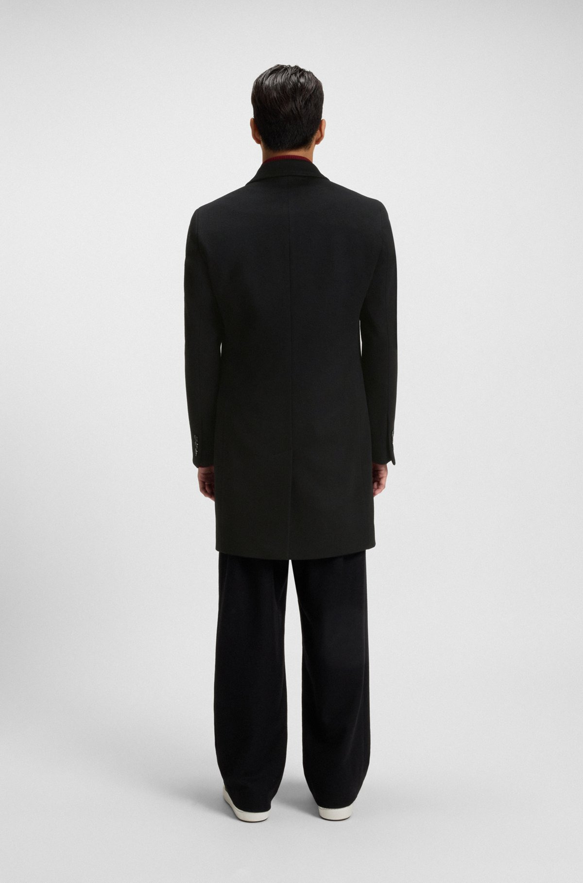 FORMAL COAT IN A WOOL BLEND - 5
