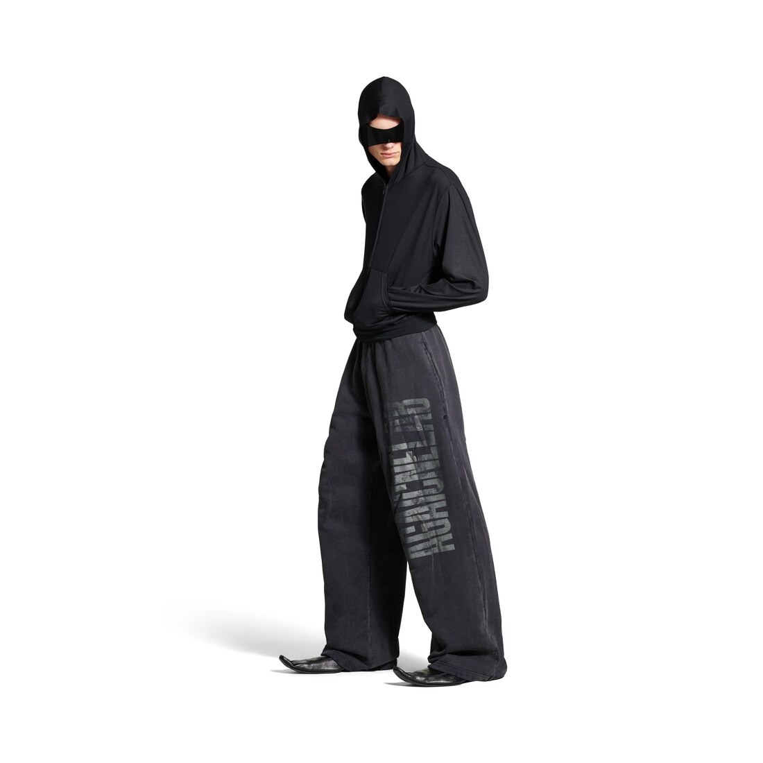 Men's Agaicnelab Baggy Sweatpants in Black - 2