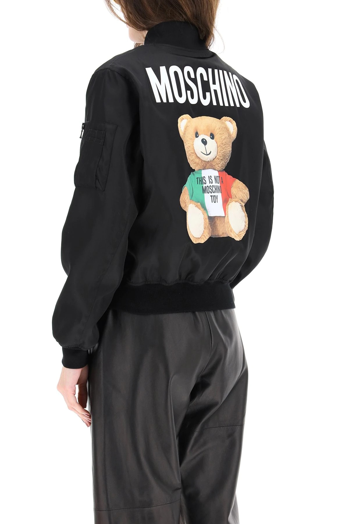 NYLON BOMBER JACKET ITALIAN TEDDY BEAR - 4