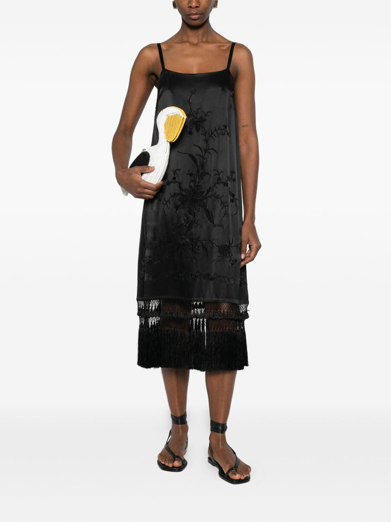 BODE fringe floral dress outlook