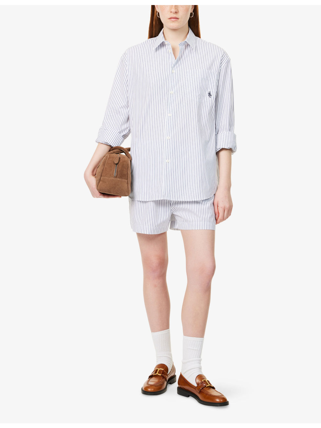 Striped Oversized Cotton-Poplin Shirt - 2