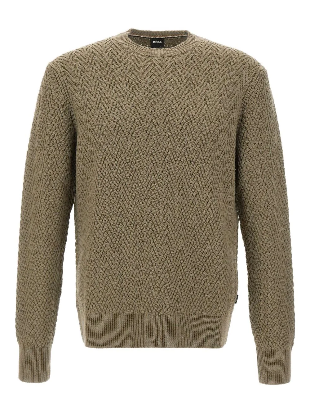 H-Hitalo herringbone round-neck sweater - 1