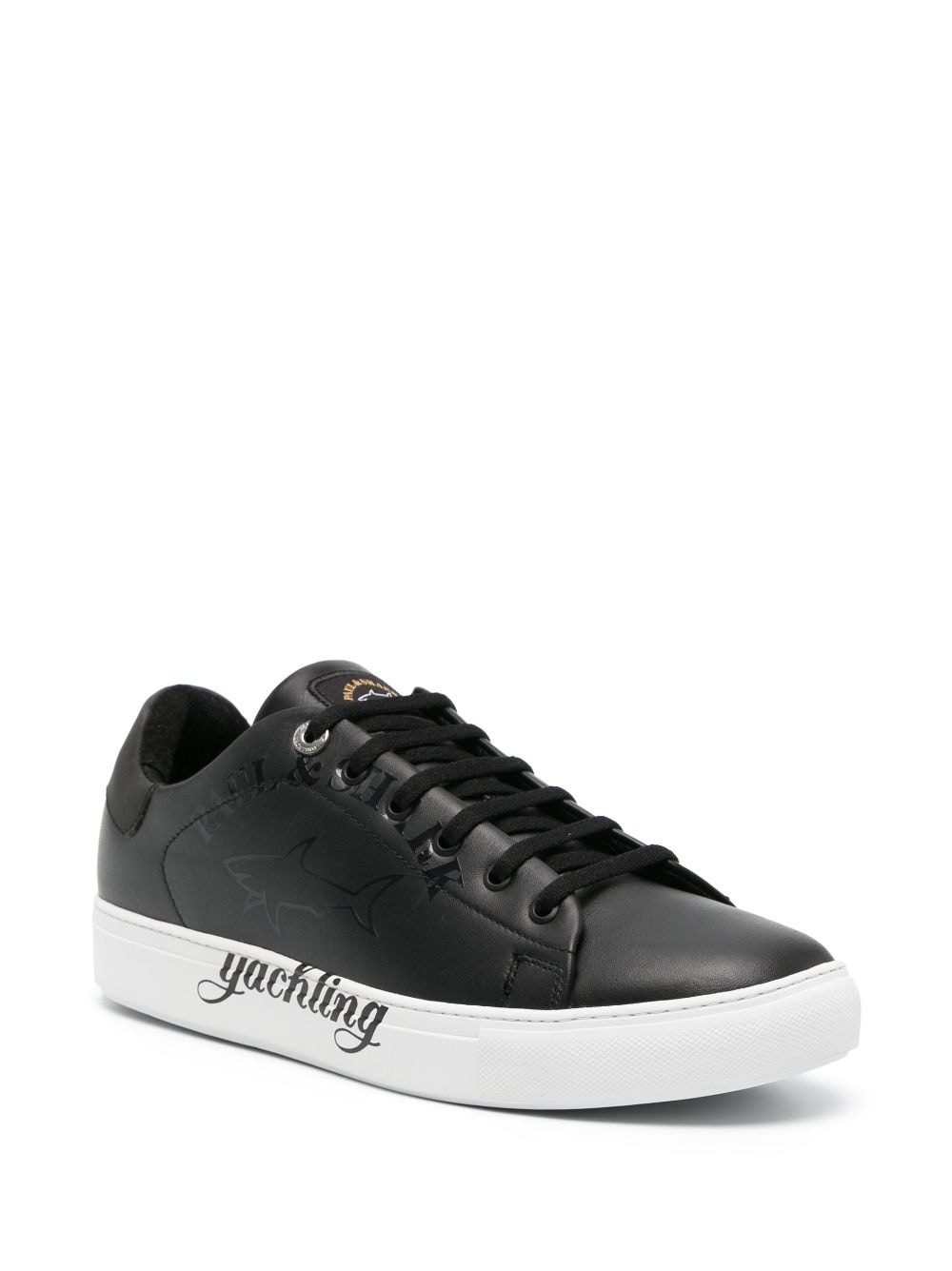 logo-print low-top sneakers - 2