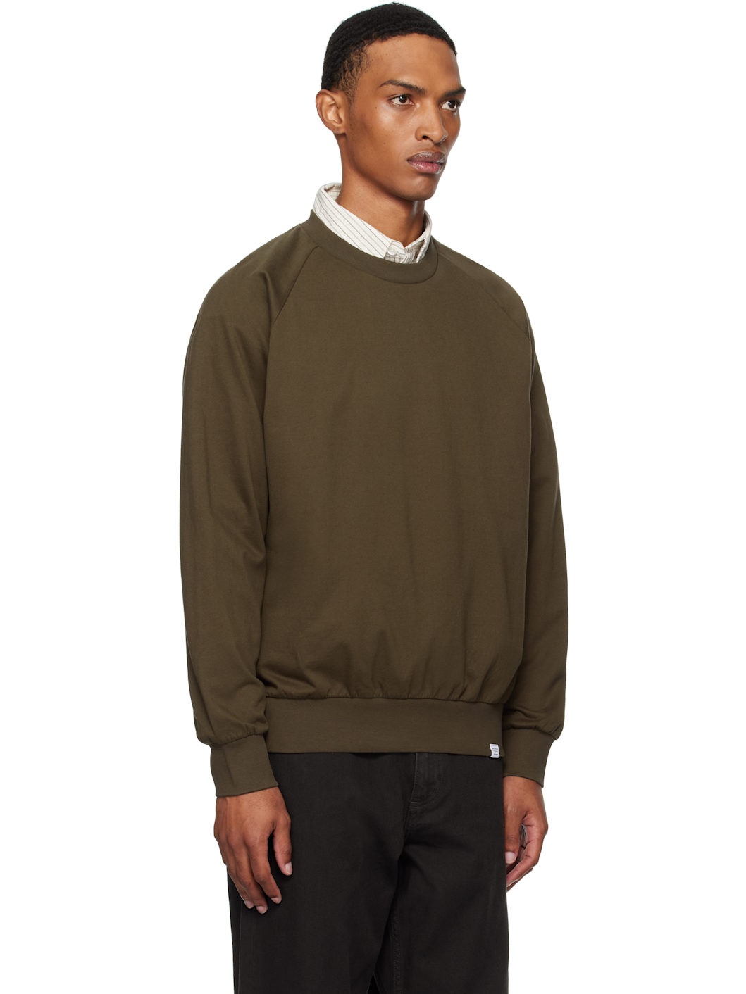 Brown Marten Relaxed Raglan Light Sweatshirt - 2