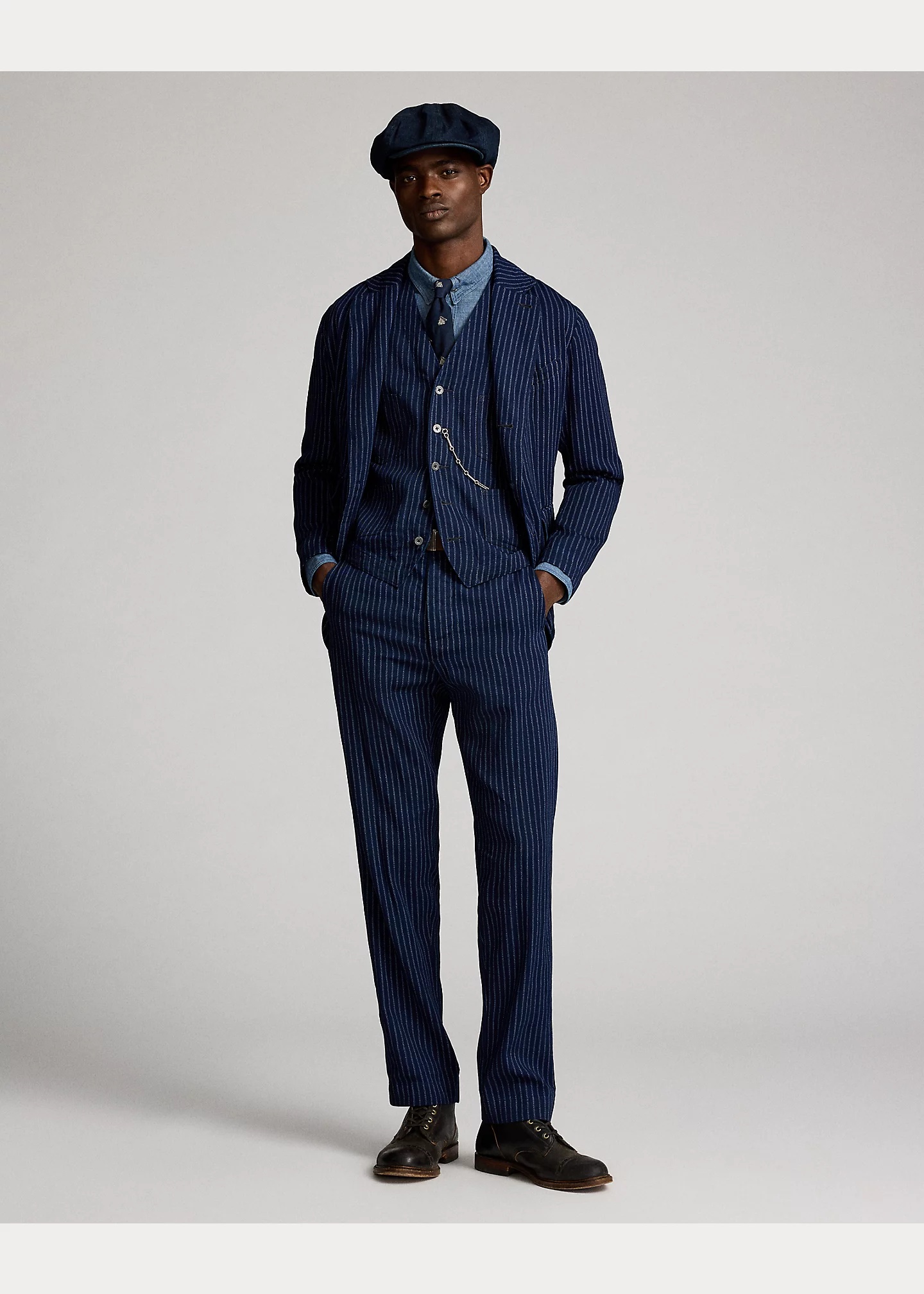 Engineer Fit Striped Twill Pant - 2