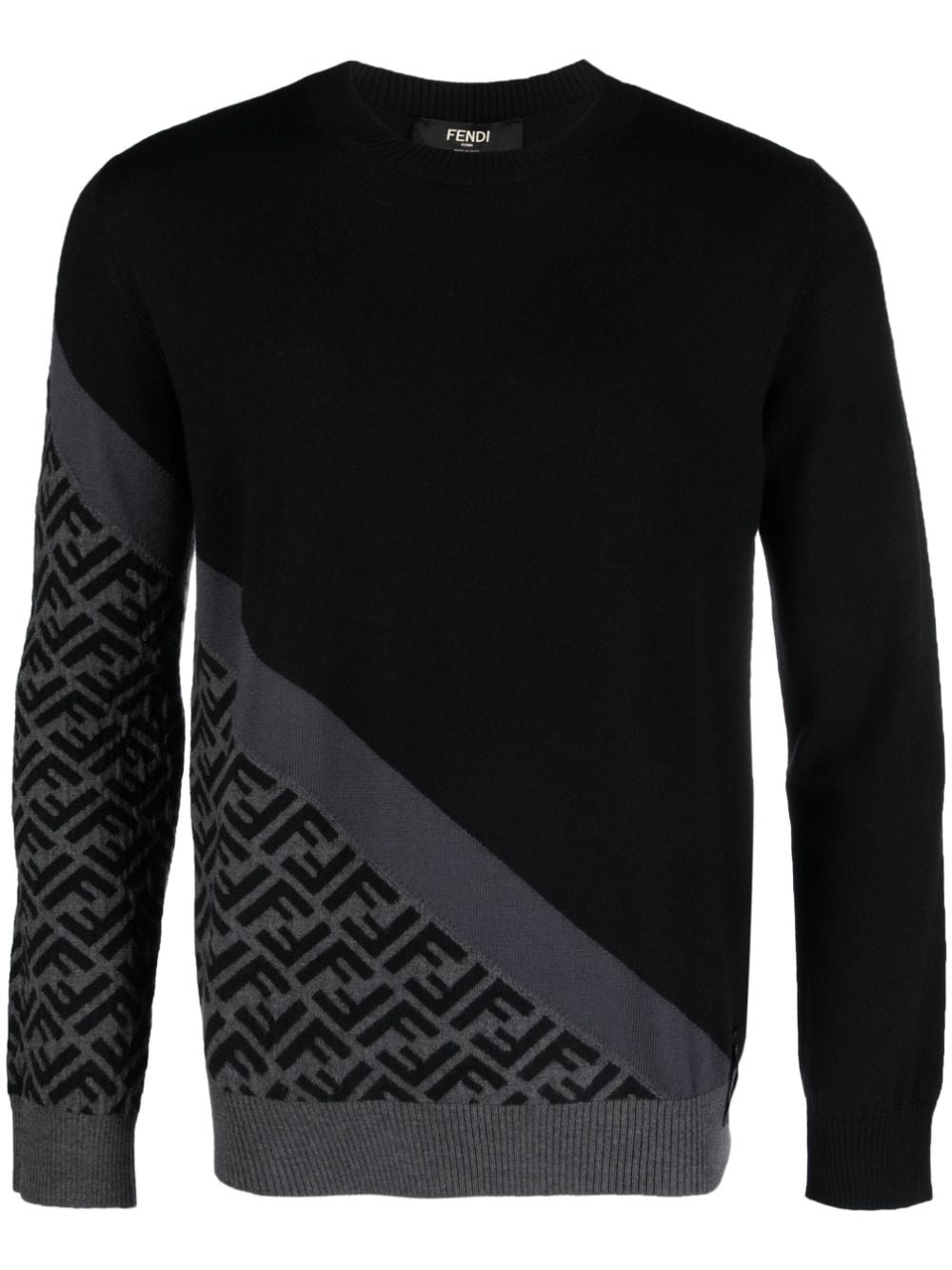 FF-pattern intarsia-knit jumper - 1